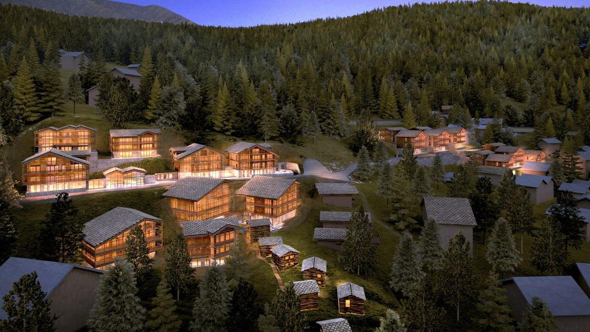 Das Ritz Carlton Zermatt by night