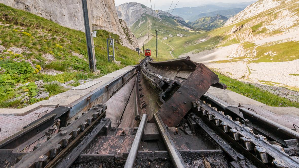 Bestehender Gleiswender