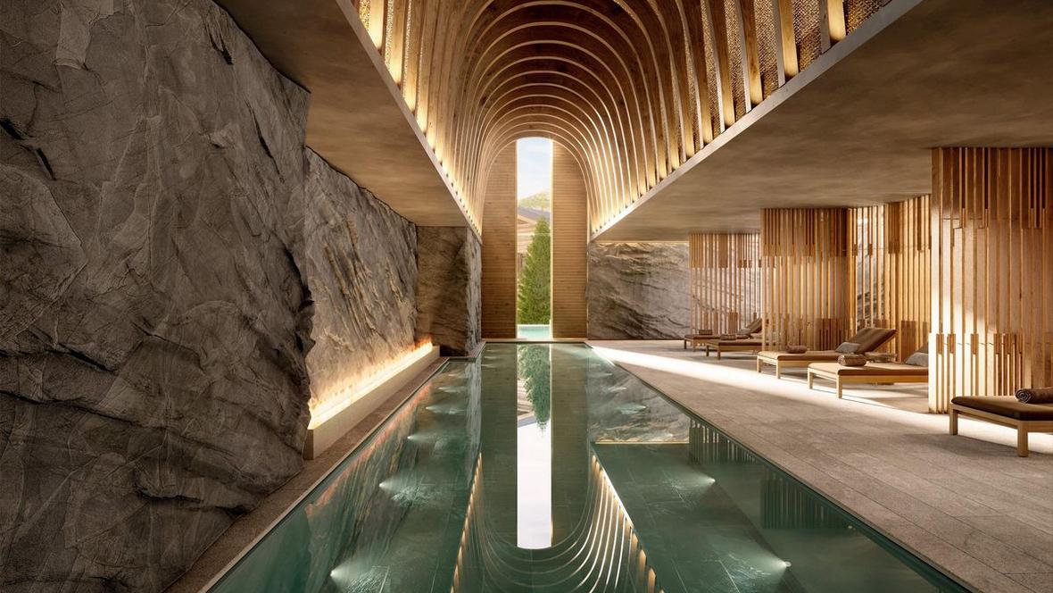 Wellness-Bereich mit Indoorpool
