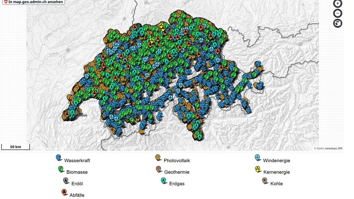 Quelle: Bundesamt für Energie BFE