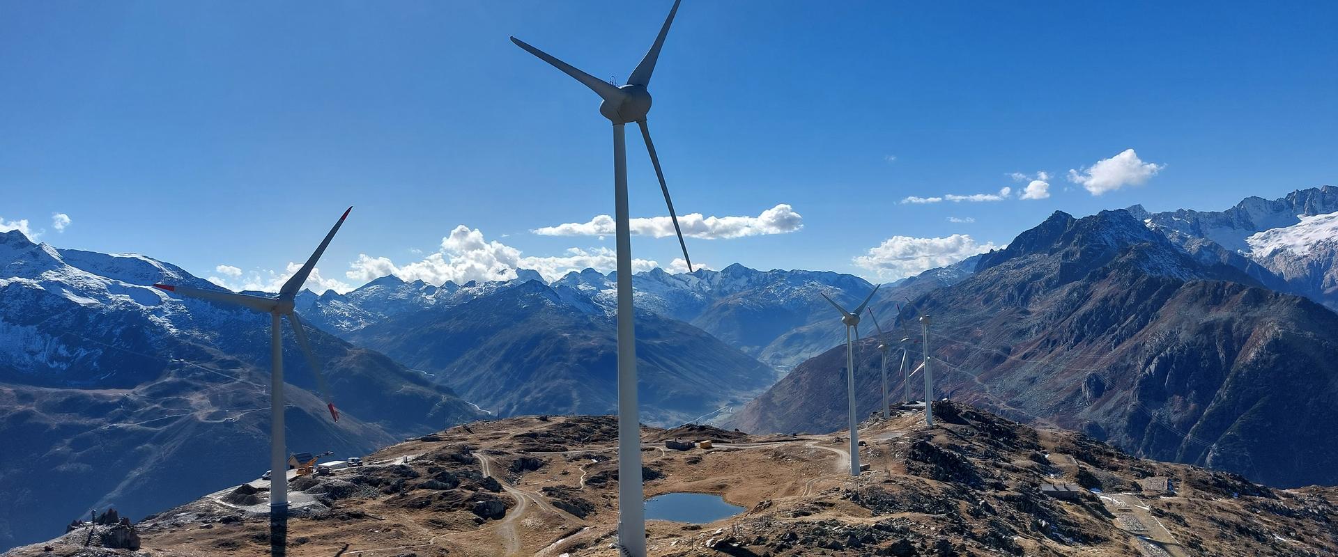 Inbetriebnahme Windpark Gütsch