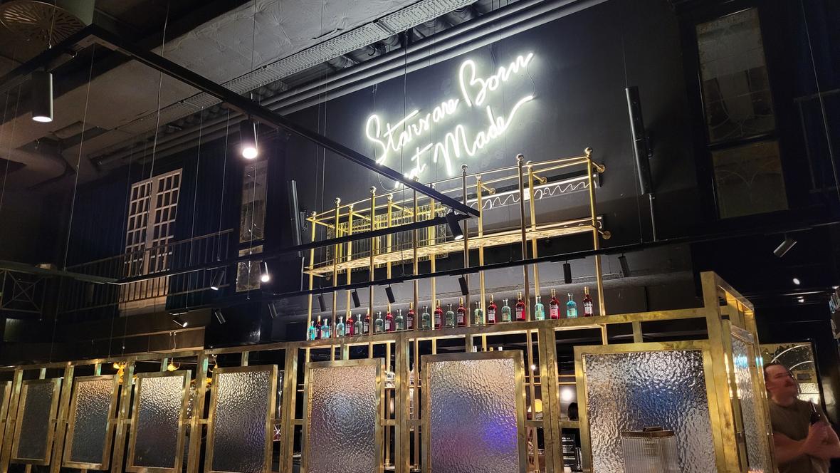 Barbereich im Industrial Style