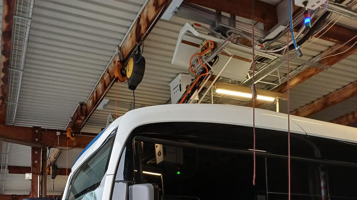 DC-Ladepunkt für E-Bus